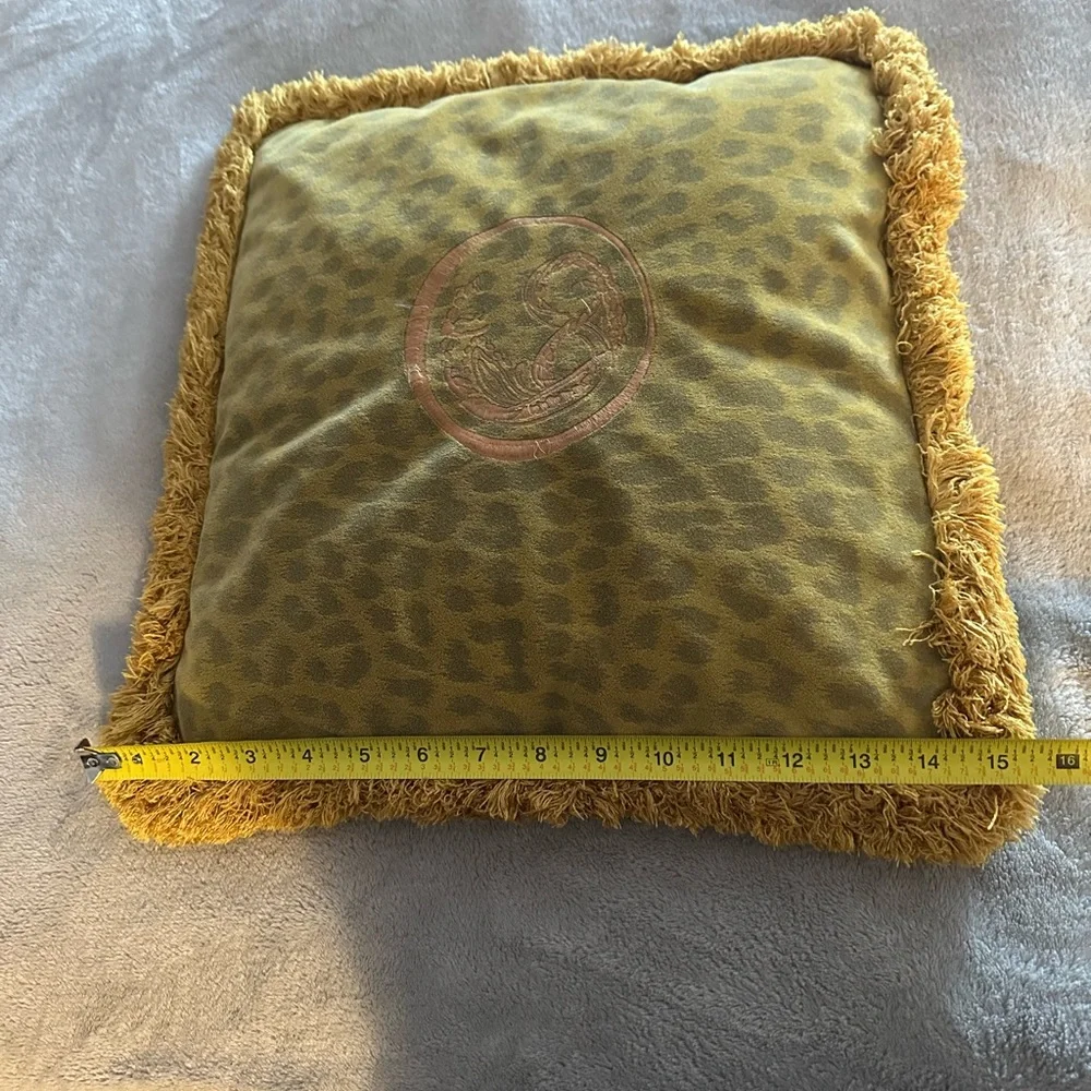 Roberto Cavalli home pillow case used has signs of wear